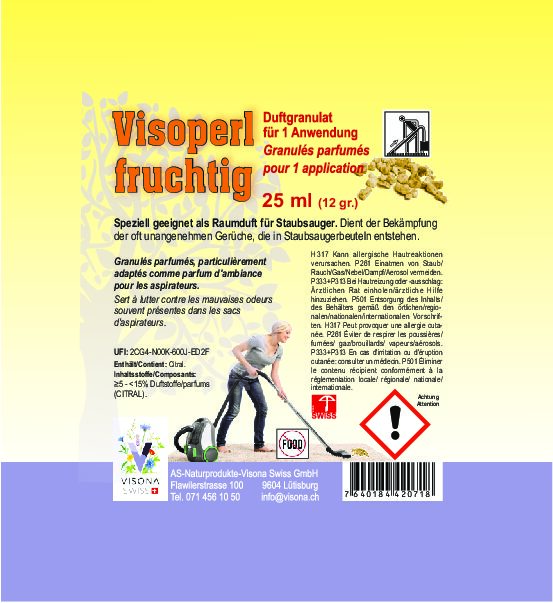 Visoperl - Duftgranulat für Staubsauger – Bild 4