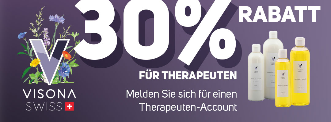 30 Prozent Rabatt für Therapeuten Massageöl Massagemilch Therapiezubehör